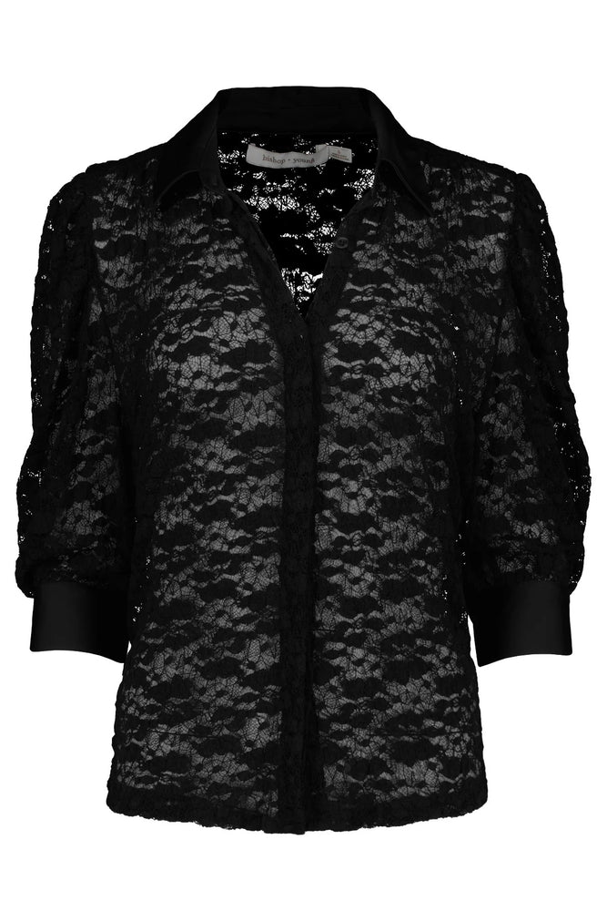 Gisele Lace Blouse Black
