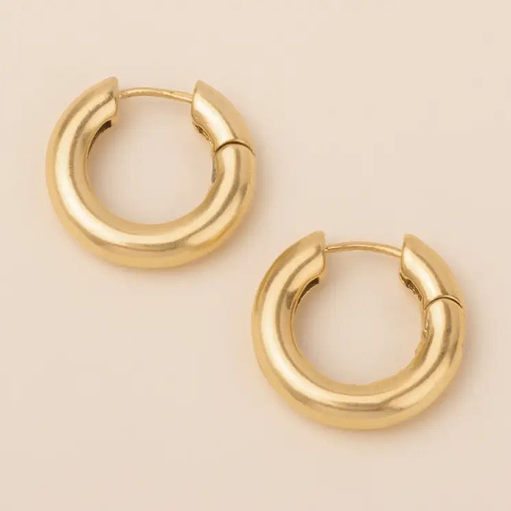 Refined - Stellar Hoop Small / Gold Vermeil