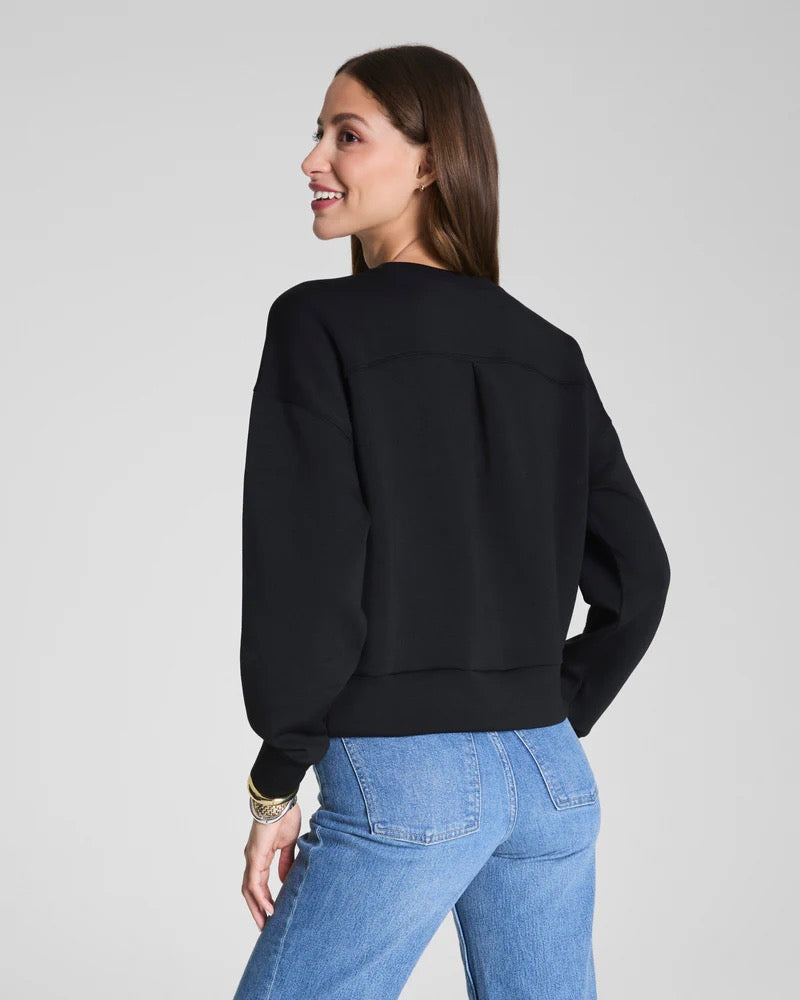SPANX AE Crewneck - Very Black