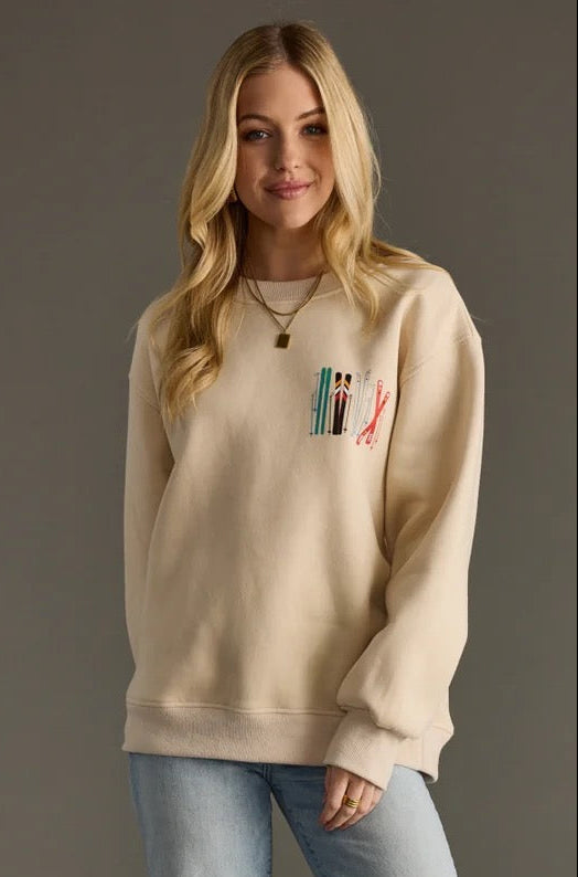 Apres Ski Club Sweashirt Tan