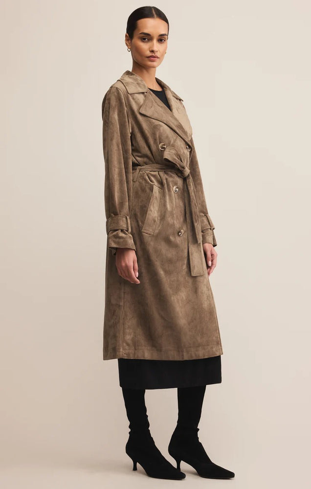 Dorian Suede Trench Retreat