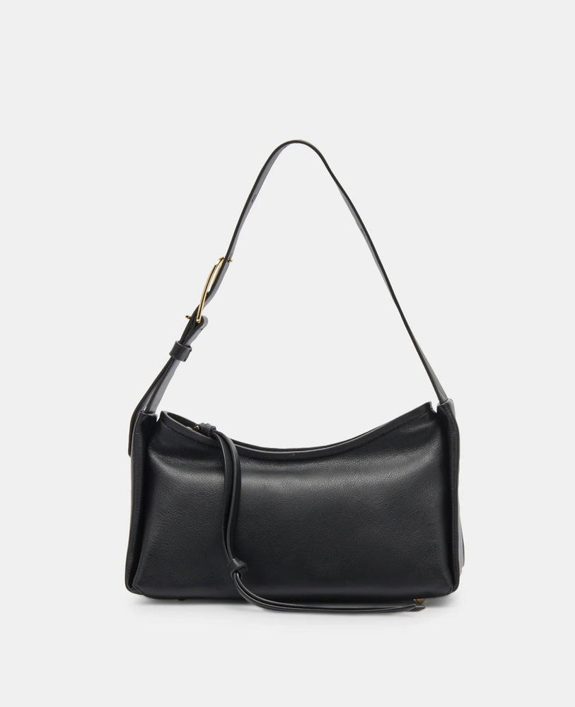Lola Baguette Bag | Black Leather | 324 New York Bags