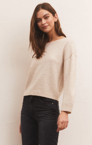 
            
                Load image into Gallery viewer, Everyday Pullover Sweater Light Oatmeal Heather
            
        