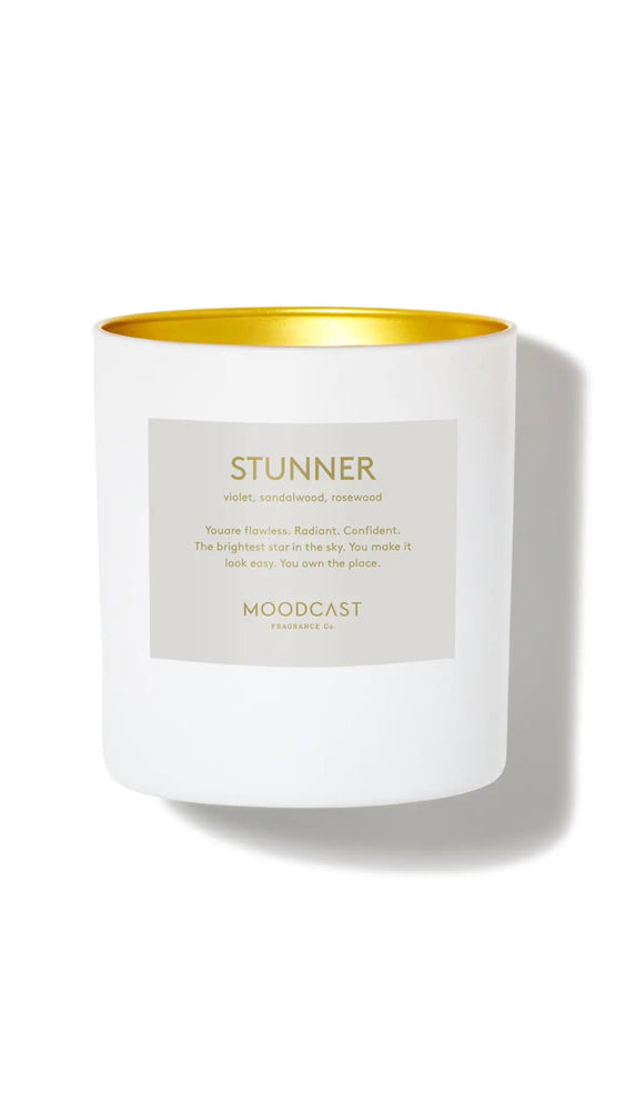 Stunner - White/Gold 8oz Coconut Wax Candle