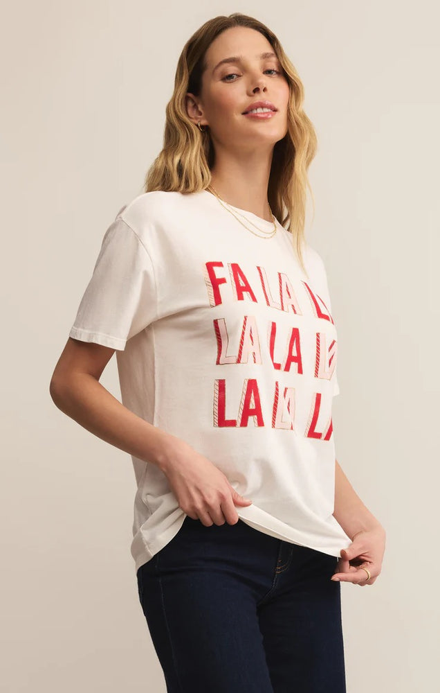Falalala Boyfriend Tee Sea Salt