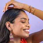 Macy 6-Strand Luxe Beaded Bracelet Set Rainbow