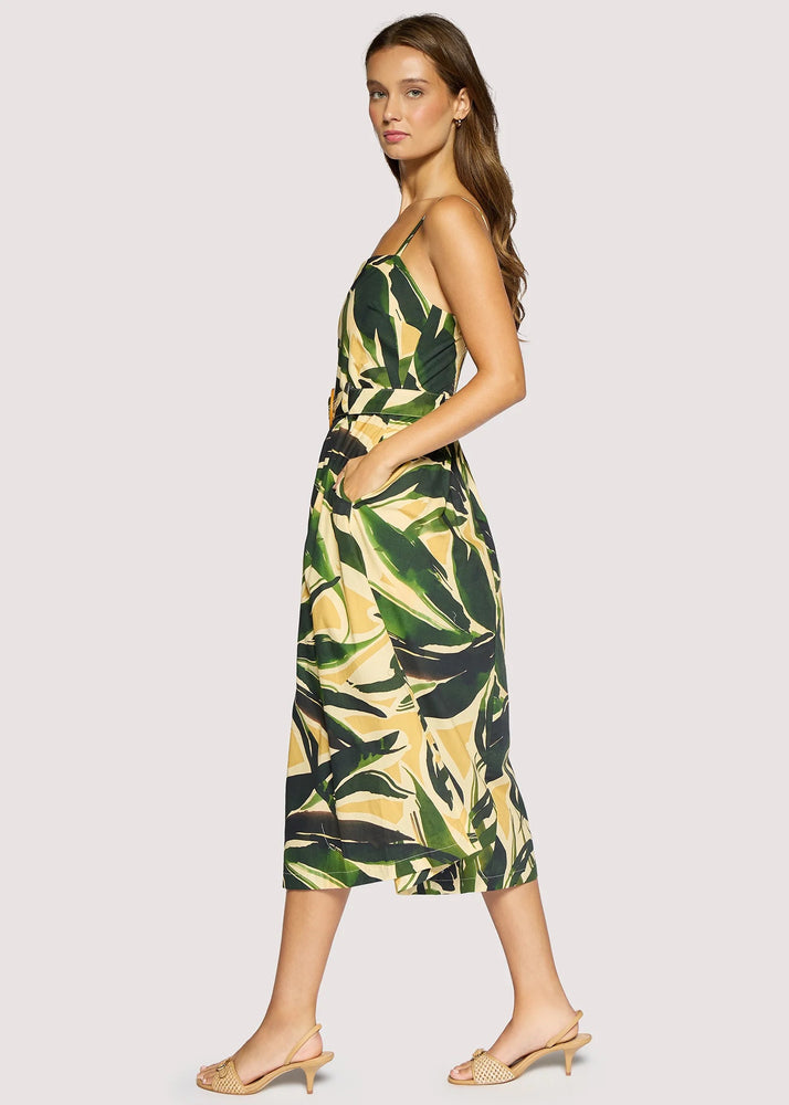 green palm dress Green Palm Tree Maxi Dress  FARM Rio