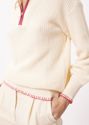 Niagara Knitted Sweater Creme