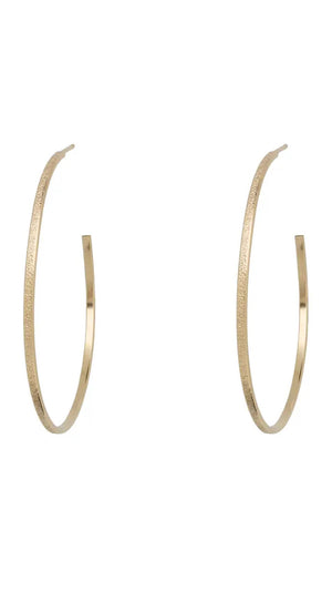 
            
                Load image into Gallery viewer, Agapantha Danni Glitter Hoops 14k Gold Fill
            
        