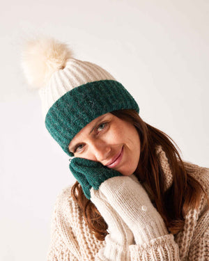 Snow Bunny Beanie Ivy/Fawn OSFM