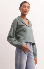 Soho Fleece Sweatshirt Calypso Green