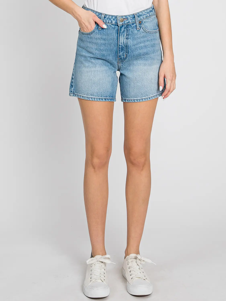 Non Stretch Denim Short Light Wash