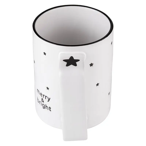 Merry & Bright Debossed Mug 16oz