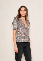 Zoe Top Autumn Madras