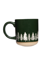 Pine Trees Stoneware Mug 14oz