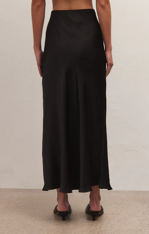 
            
                Load image into Gallery viewer, Europa Poly Sheen Skirt Black
            
        