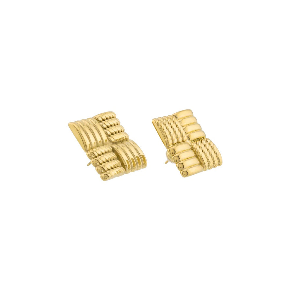 Statement Aspen Squared Stud Earrings