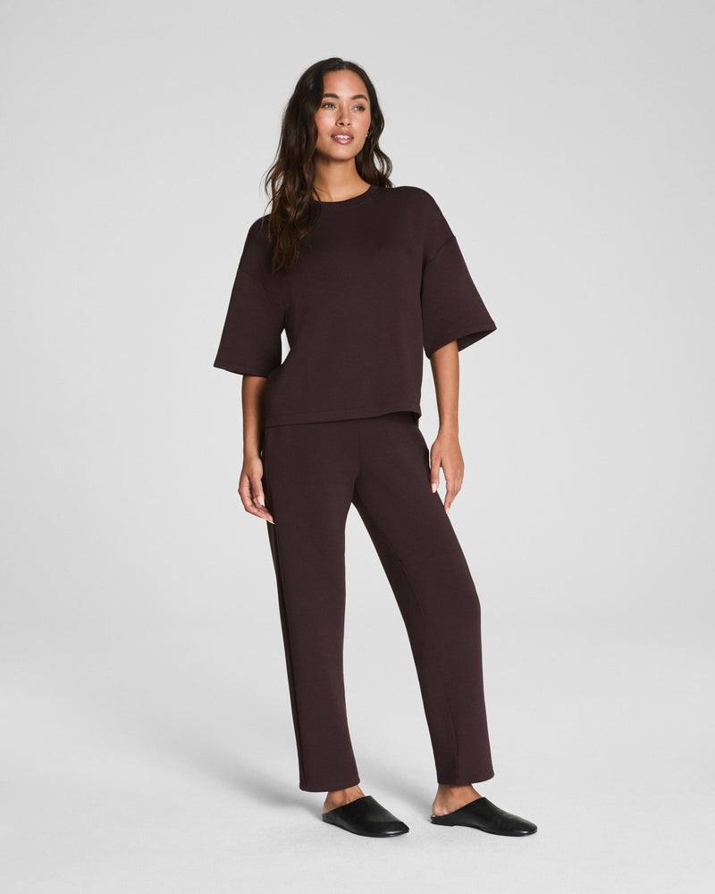 Spanx Air Essentials Slim Straight Pant Truffle Brown