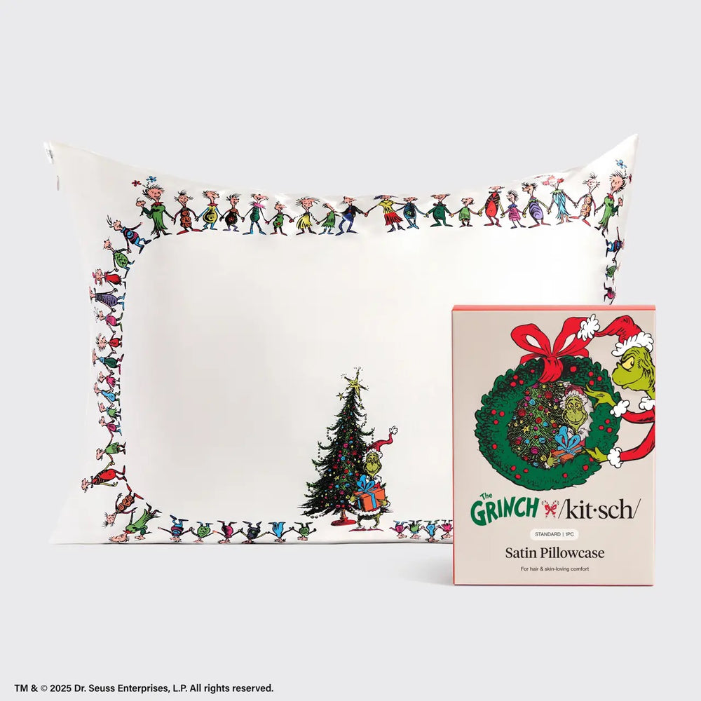 GRINCH Satin Pillowcase - Whoville