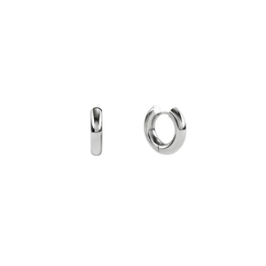 
            
                Load image into Gallery viewer, Silver Chunky Hoops Mini
            
        