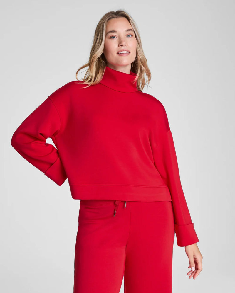 Spanx Air Essentials Turtleneck Red