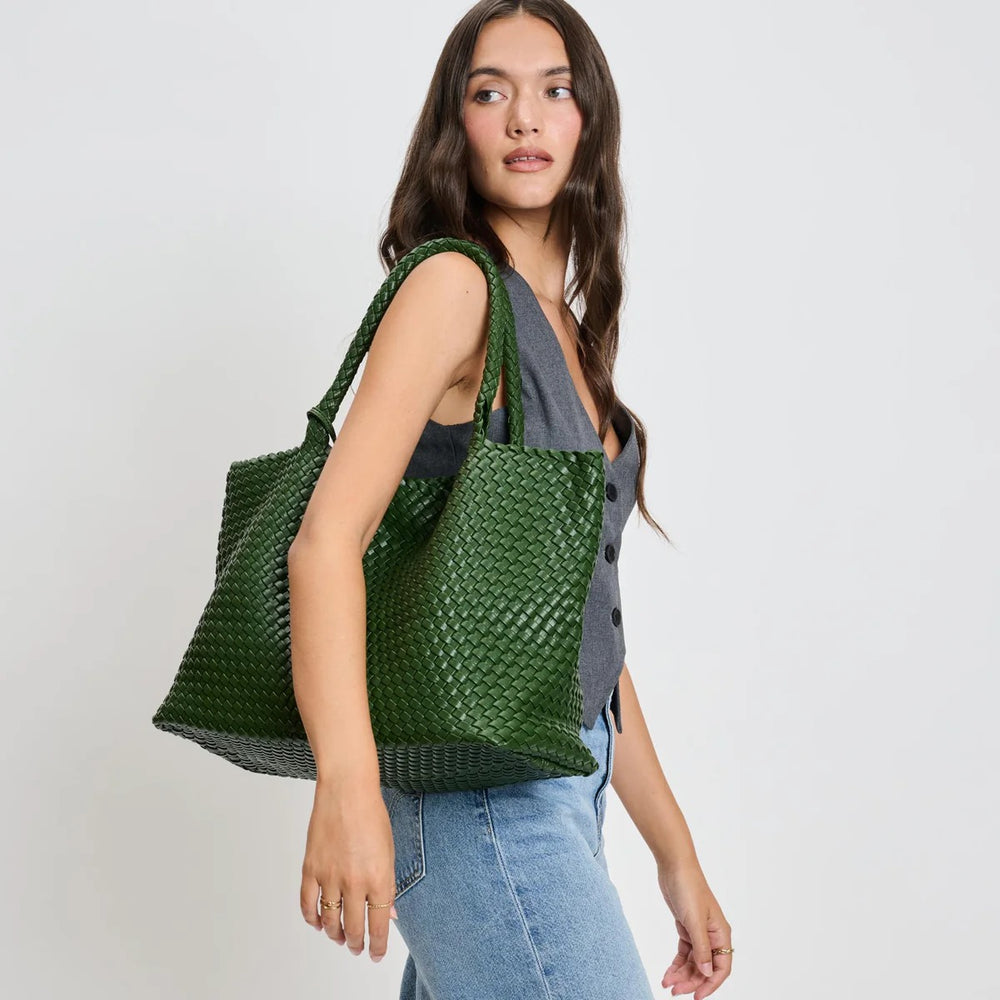 Solana Tote Forest Green