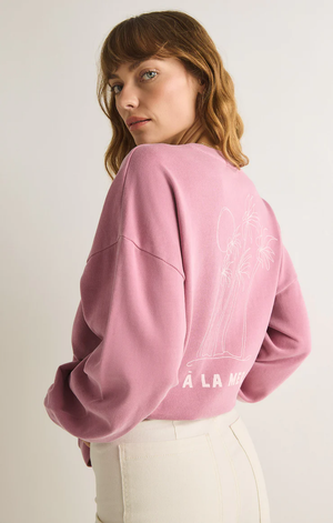 
            
                Load image into Gallery viewer, Palm Sunday Sweatshirt Dusty Orchid
            
        