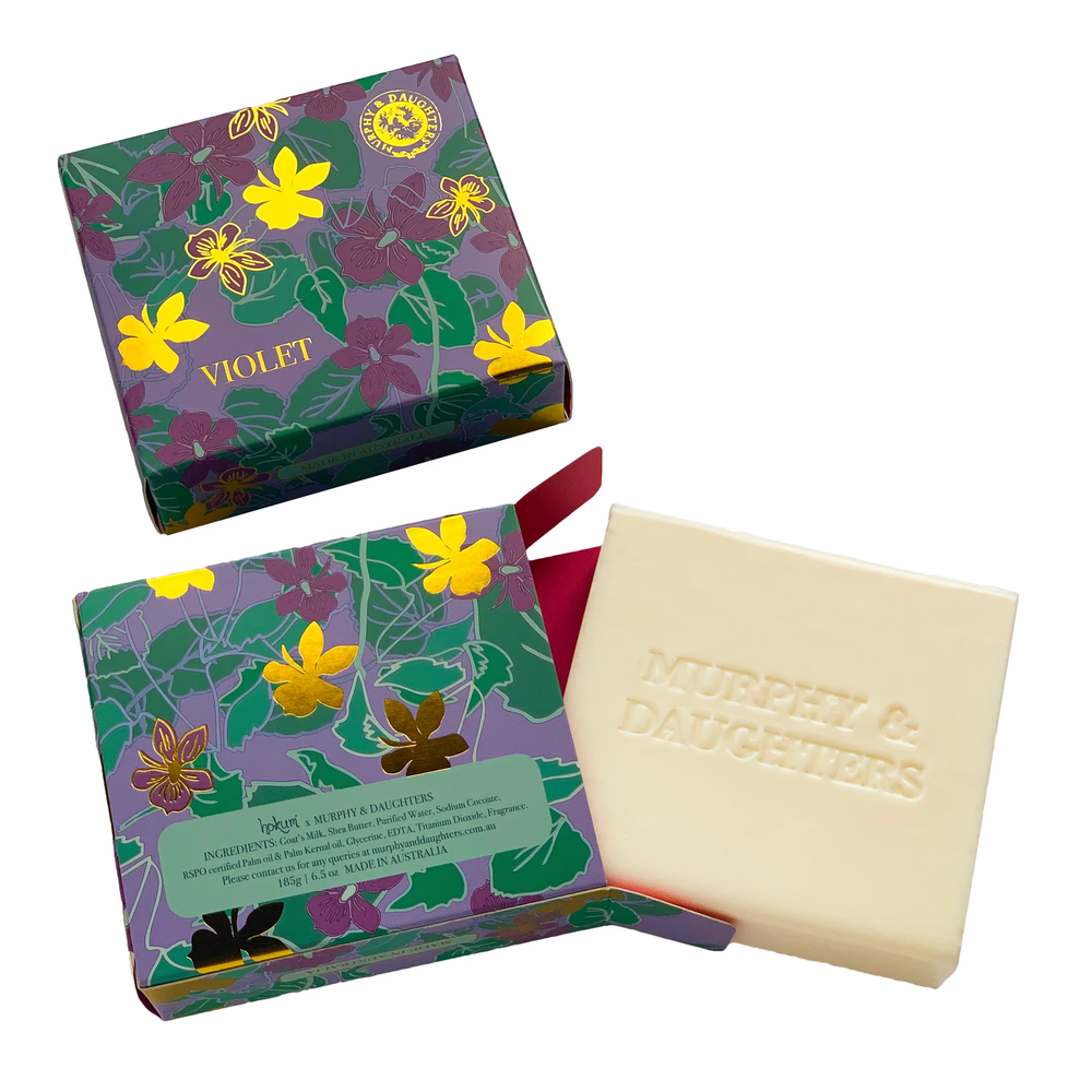Murphy & Daughters Boxed Soap Violet