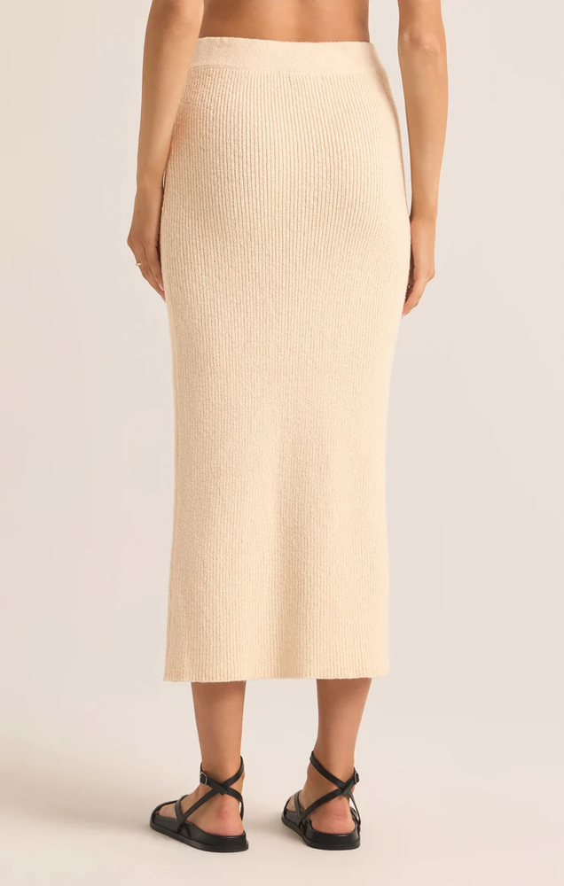 Avni Sweater Skirt Oat Milk