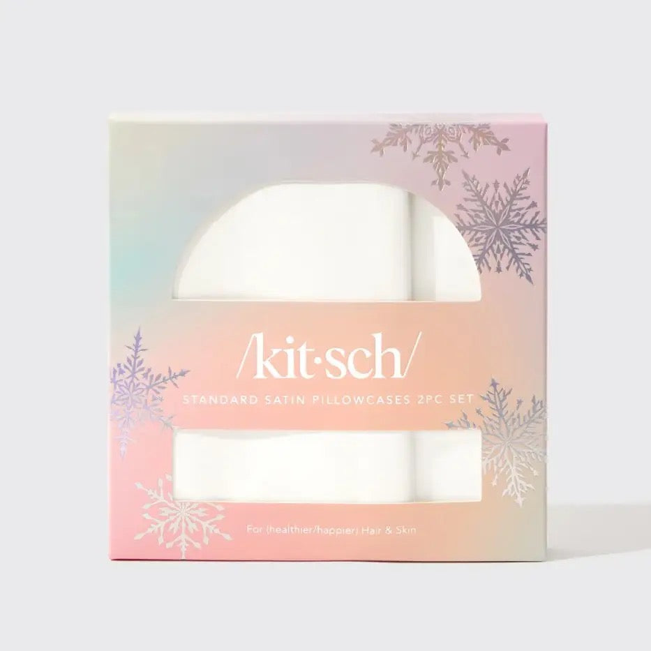 Satin Pillowcase 2pk - Ivory