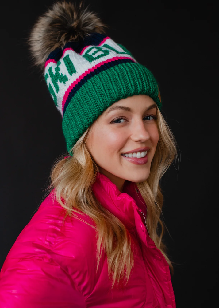 Ski Bum Pom Beanie