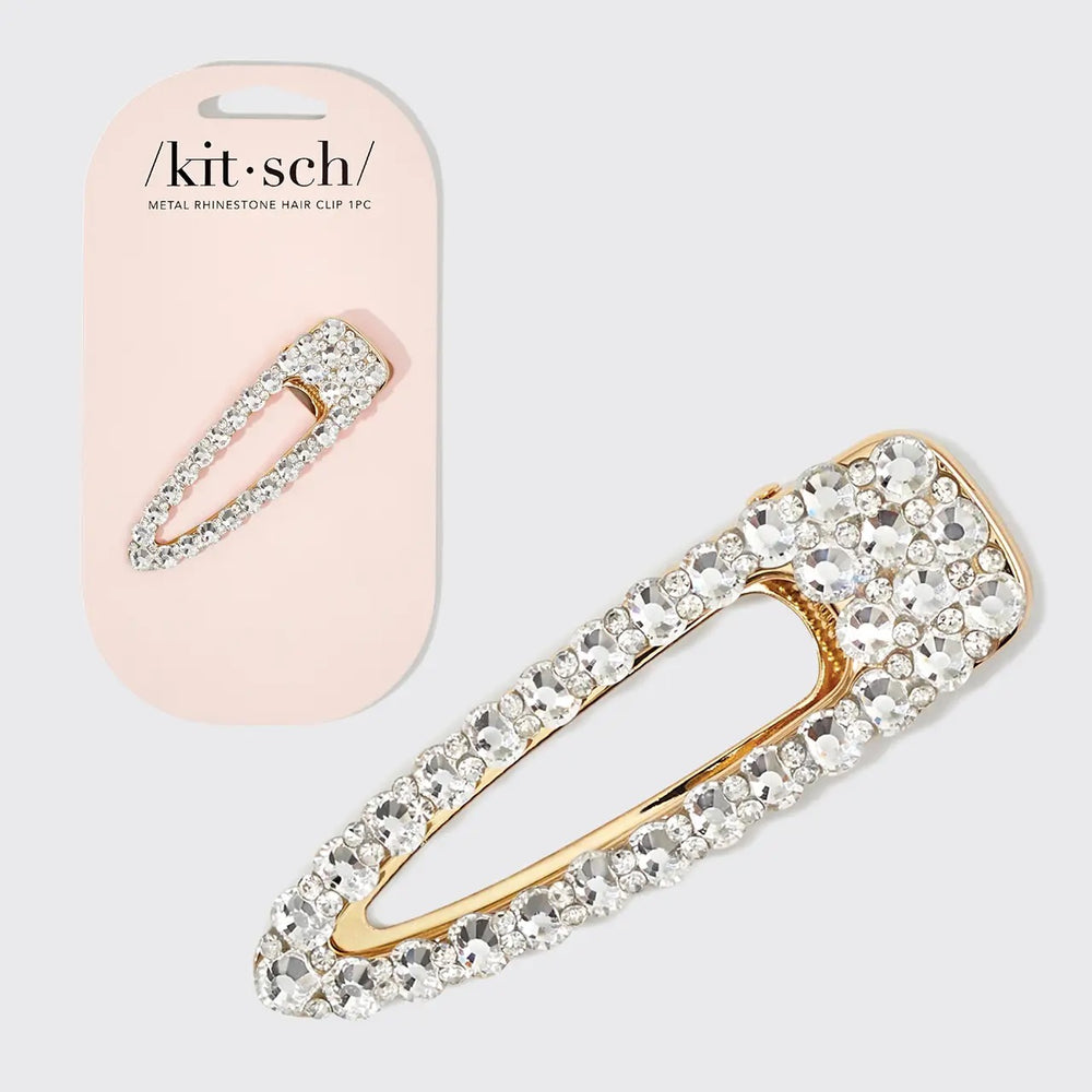 Rhinestone Large Open Shape Hair Clip