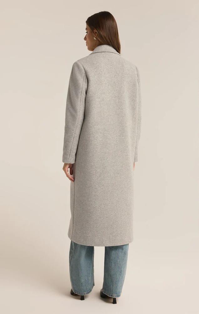 Conway Plush Coat Classic Heather Grey