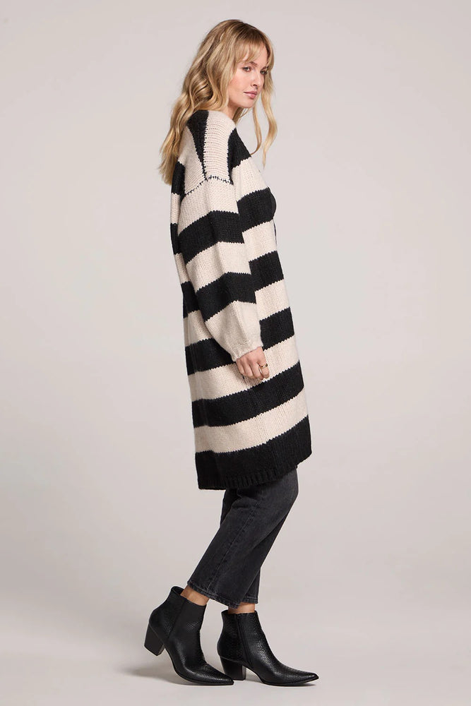 Emersyn Sweater Sand/Black Stripe