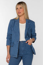 Beni Blazer Blue Stripe