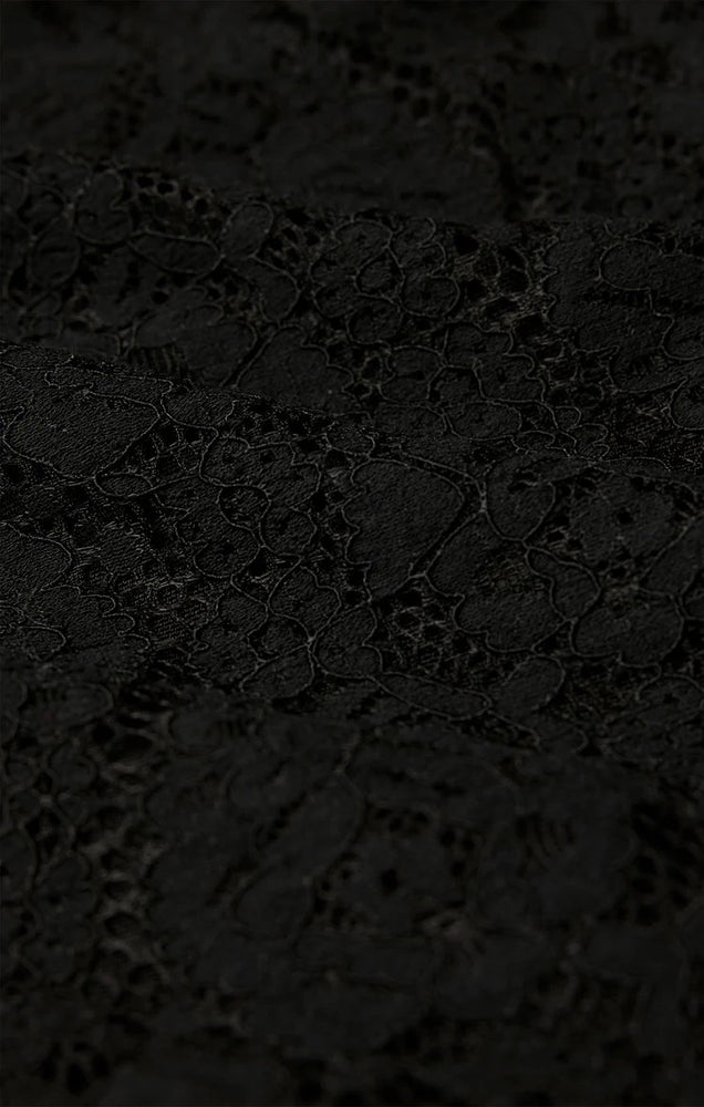 Nightfall Stretch Lace Bodysuit Black