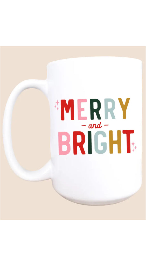 Merry and Bright 15oz Ceramic Mug