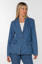 Beni Blazer Blue Stripe