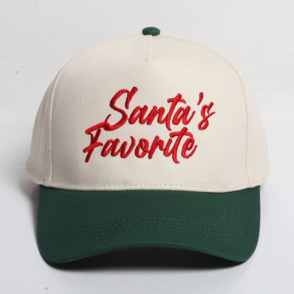 Santa's Favorite Two-Tone Cap Green