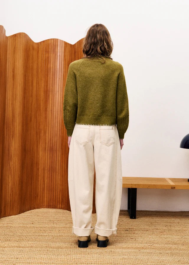 Bergamote Cardigan Green