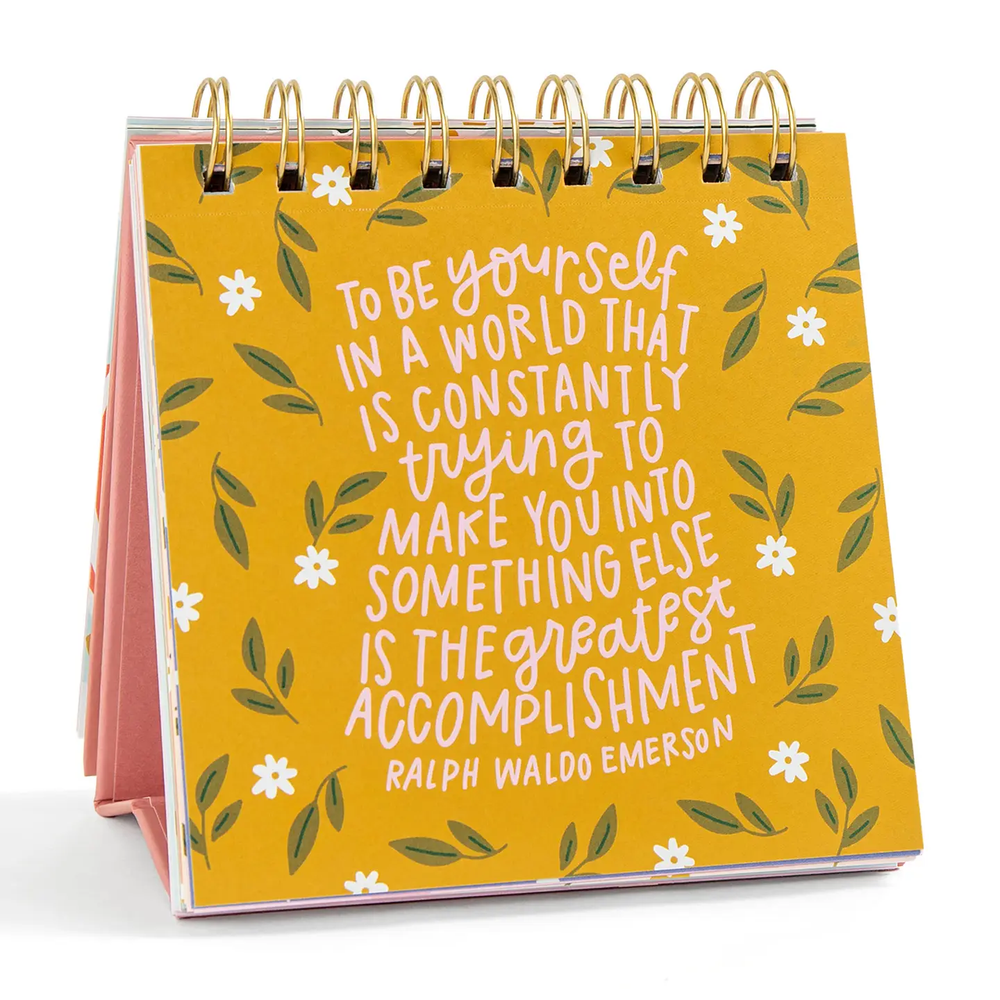 52 Weeks of Happy Quotes Desk Flip Calendar