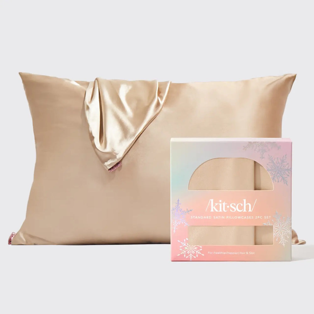 Satin Pillowcase 2pk - Champagne