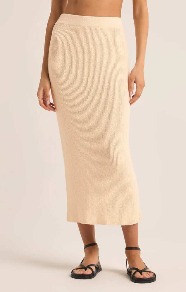 Avni Sweater Skirt Oat Milk