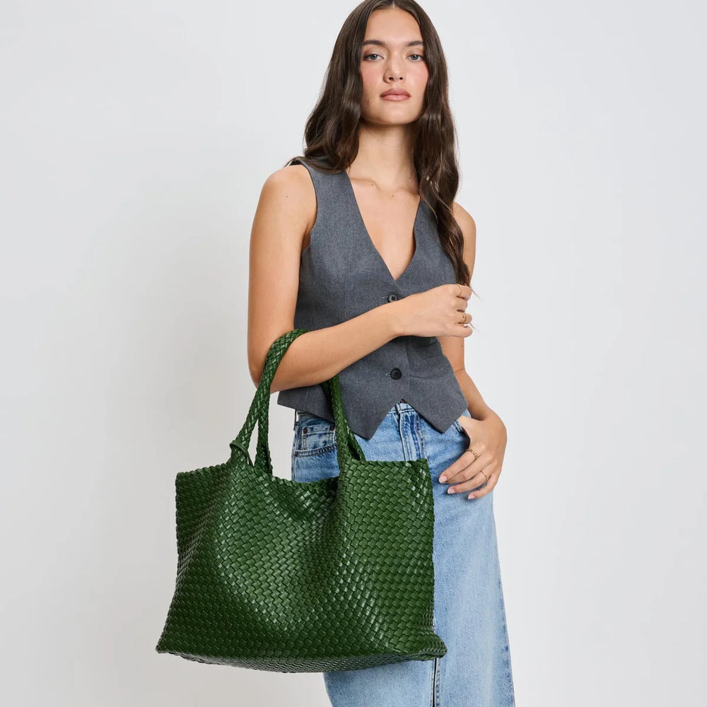 Solana Tote Forest Green