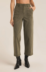 Bobbi Washed Pant Grape Leaf