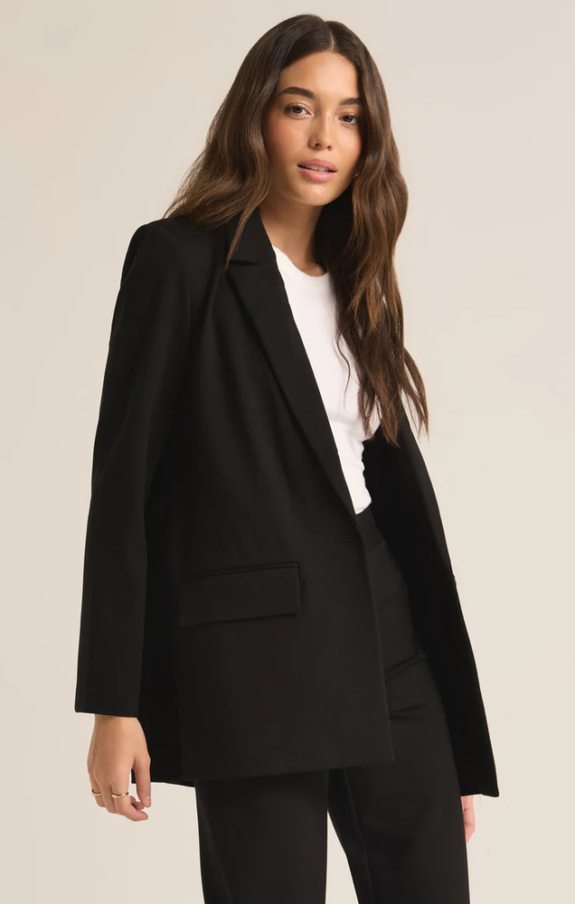 Do It All Relaxed Blazer Black