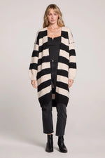 Emersyn Sweater Sand/Black Stripe