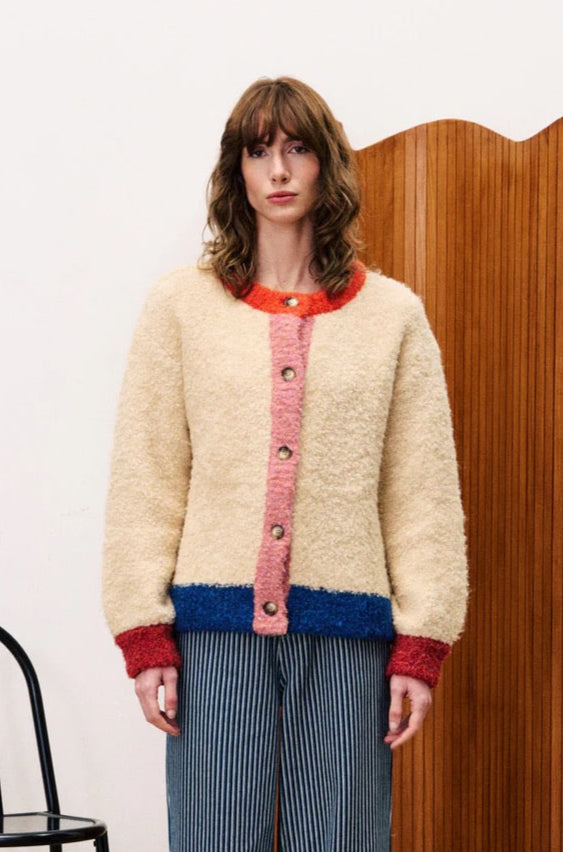 Cyclamen Cardigan Cream