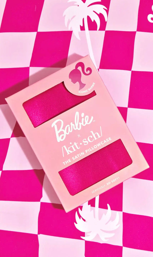 BARBIE Satin Pillowcase Queen/Standard - Iconic Barbie Pink