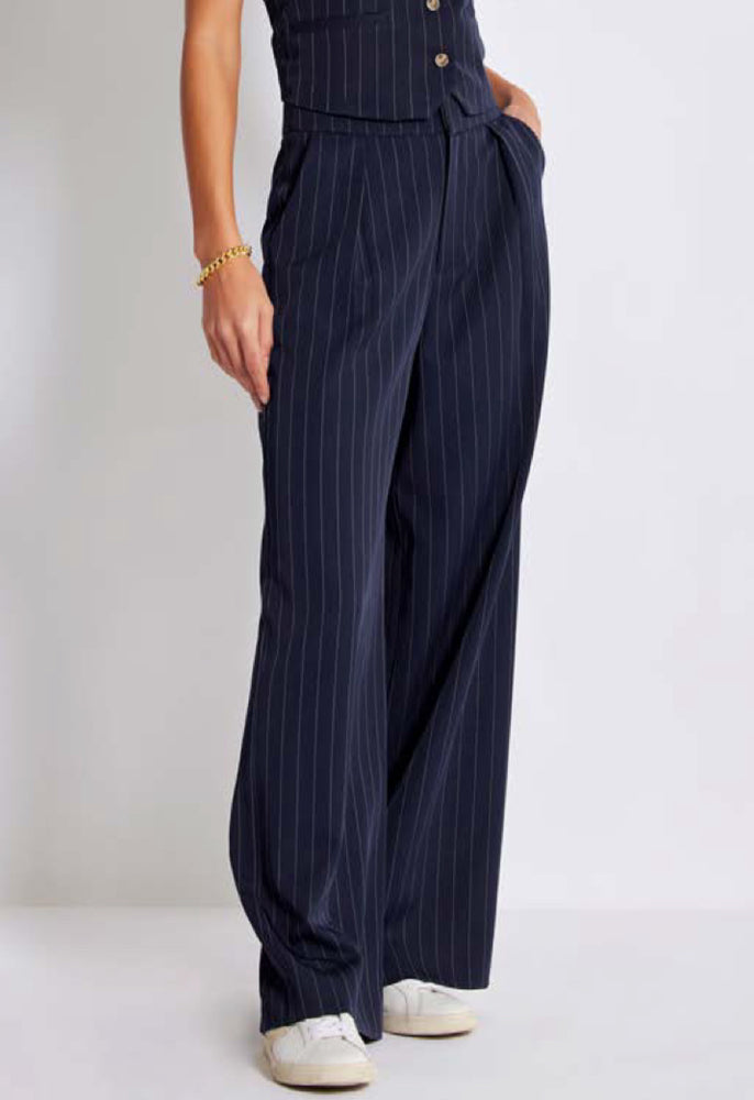 Sorrento Pant Navy Pinstripe